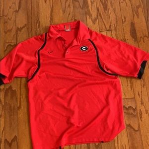 Large UGA Nike polo